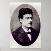 Portret van Gustav Mahler, 1878 Poster (Voorkant)