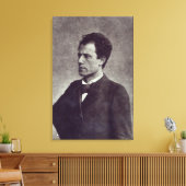 Portret van Gustav Mahler, 1897 Canvas Afdruk (Insitu (Woonkamer))