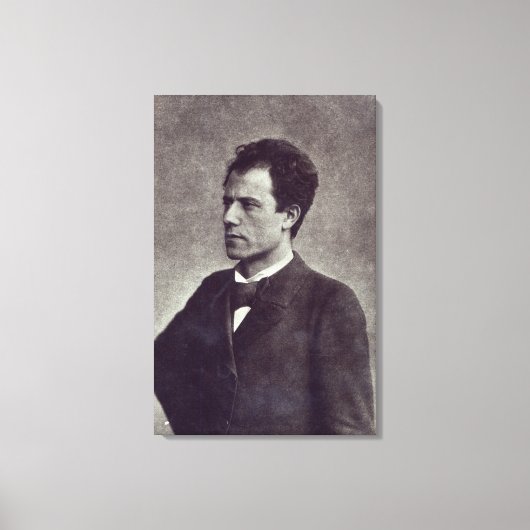 Portret van Gustav Mahler, 1897 Canvas Afdruk (Voorkant)