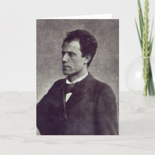 Portret van Gustav Mahler, 1897 Kaart