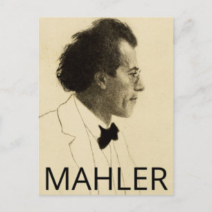 Portret van Gustav Mahler (1902) Briefkaart
