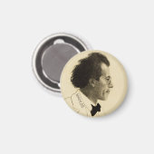 Portret van Gustav Mahler (1902) Magneet (Voorkant / Achterkant)