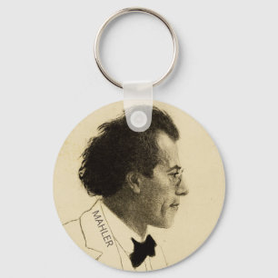 Portret van Gustav Mahler (1902) Sleutelhanger