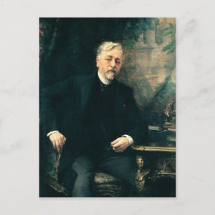 Portret van Gustave Eiffel 1905 Briefkaart