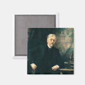 Portret van Gustave Eiffel 1905 Magneet (Voorkant / Achterkant)