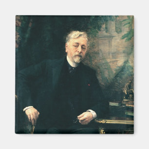 Portret van Gustave Eiffel 1905 Magneet