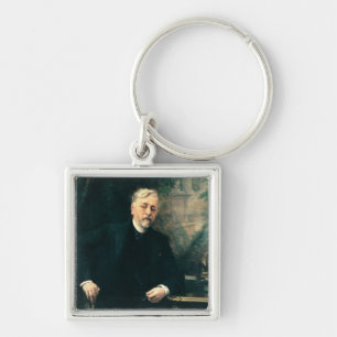 Portret van Gustave Eiffel 1905 Sleutelhanger