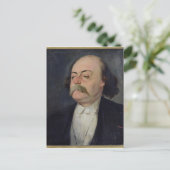 Portret van Gustave Flaubert 1868-81 Briefkaart (Staand voorkant)