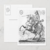 Portret van Gustavus Adolphus II Briefkaart (Voorkant / Achterkant)