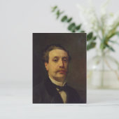 Portret van Guy de Maupassant 1876 Briefkaart (Staand voorkant)