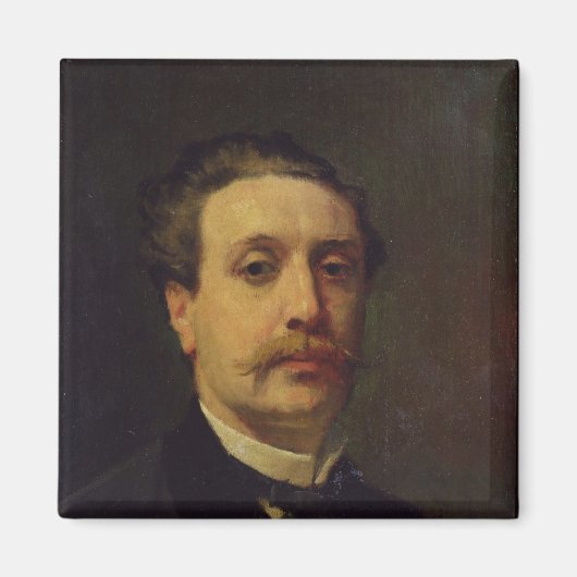 Portret van Guy de Maupassant 1876 Magneet (Voorkant)