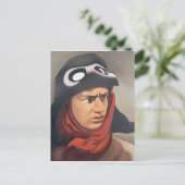Portret van Guynemer, 1921-23 Briefkaart (Staand voorkant)