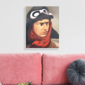 Portret van Guynemer, 1921-23 Canvas Afdruk (Insitu (Woonkamer))