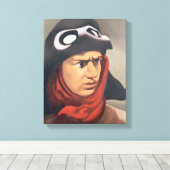 Portret van Guynemer, 1921-23 Canvas Afdruk (Insitu (Houten vloer))
