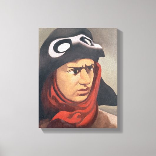 Portret van Guynemer, 1921-23 Canvas Afdruk (Voorkant)