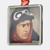 Portret van Guynemer, 1921-23 Metalen Ornament (Links)