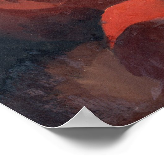 Portret van Guynemer, 1921-23 Poster (Hoek)