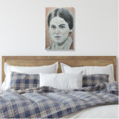 Portret van H. Edith Stein Canvas Afdruk (Insitu (Slaapkamer))
