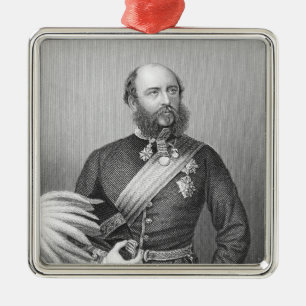 Portret van H.R.H. De hertog van Cambridge Metalen Ornament