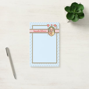 Portret van H. Roos omhangen met rozen (M 024a) Post-it® Notes