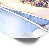 Portret van Hailey Foto Afdruk (Hoek)