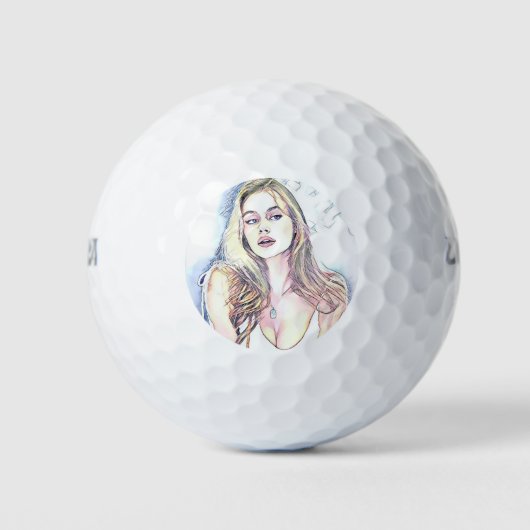Portret van Hailey Golfballen (Voorkant)