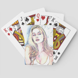 Portret van Hailey Pokerkaarten
