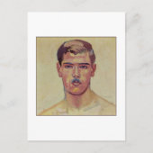 Portret van Hans Adam door Amiet Briefkaart (Voorkant)