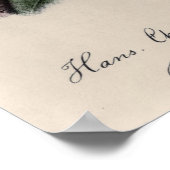 Portret van Hans Christelijk Andersen 2 Poster (Hoek)