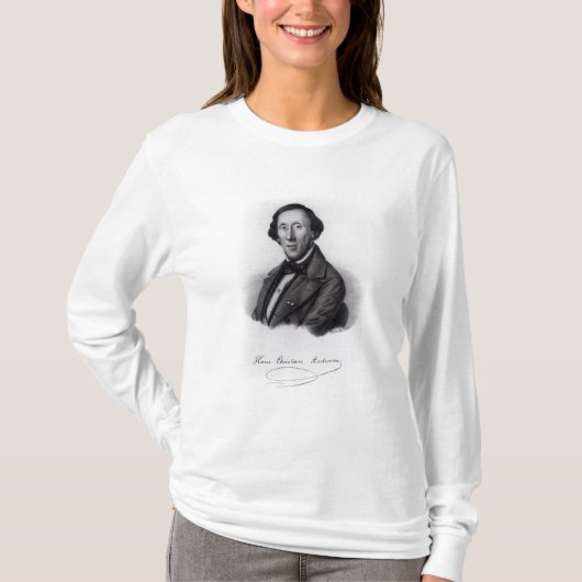Portret van Hans Christelijk Andersen T-shirt (Voorkant)