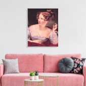 Portret van Harriet Smithson Canvas Afdruk (Insitu (Woonkamer))