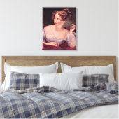 Portret van Harriet Smithson Canvas Afdruk (Insitu (Slaapkamer))
