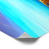 Portret van Hathor Egyptian Goddess | AI Art. Poster (Hoek)