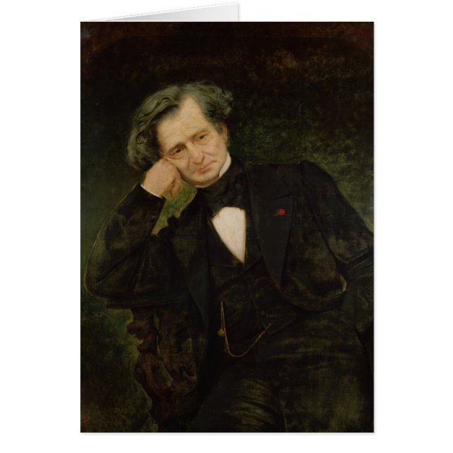 Portret van Hector Berlioz (Voorkant)