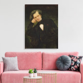 Portret van Hector Berlioz Canvas Afdruk (Insitu (Woonkamer))