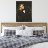 Portret van Hector Berlioz Canvas Afdruk (Insitu (Slaapkamer))