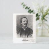 Portret van Heinrich Schliemann Briefkaart (Staand voorkant)
