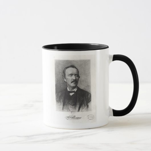 Portret van Heinrich Schliemann Mok (Rechts)