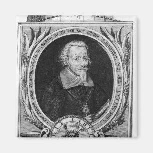 Portret van Heinrich Schutz Magneet