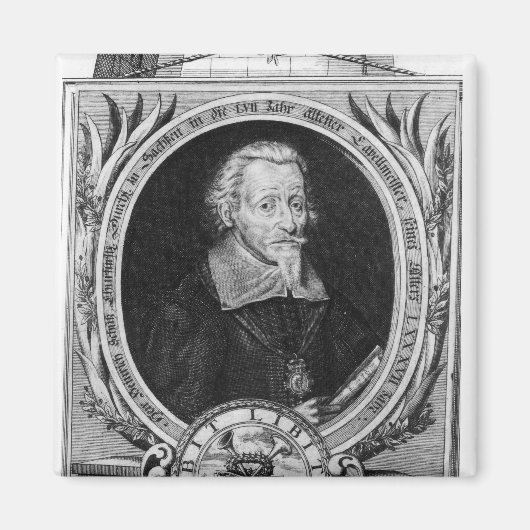Portret van Heinrich Schutz Magneet (Voorkant)