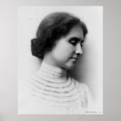 Portret van Helen Keller Poster (Voorkant)