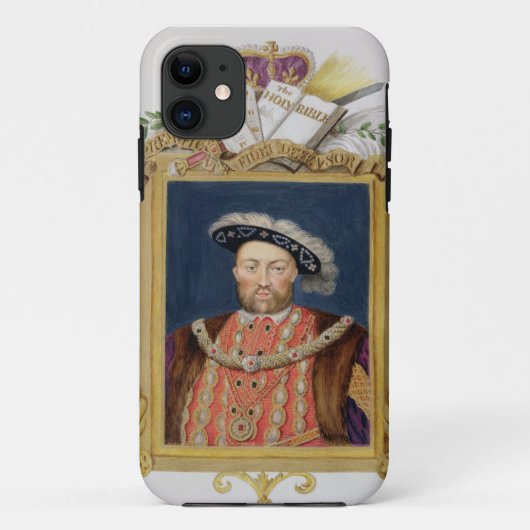 Portret van Hendrik VIII (1491-1547) als Verdedige Case-Mate iPhone Case (Achterkant)