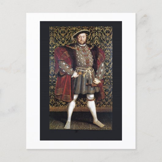 Portret van Hendrik VIII Flyer (Voorkant)