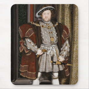 Portret van Hendrik VIII (Hans Holbein de Jonge) Muismat