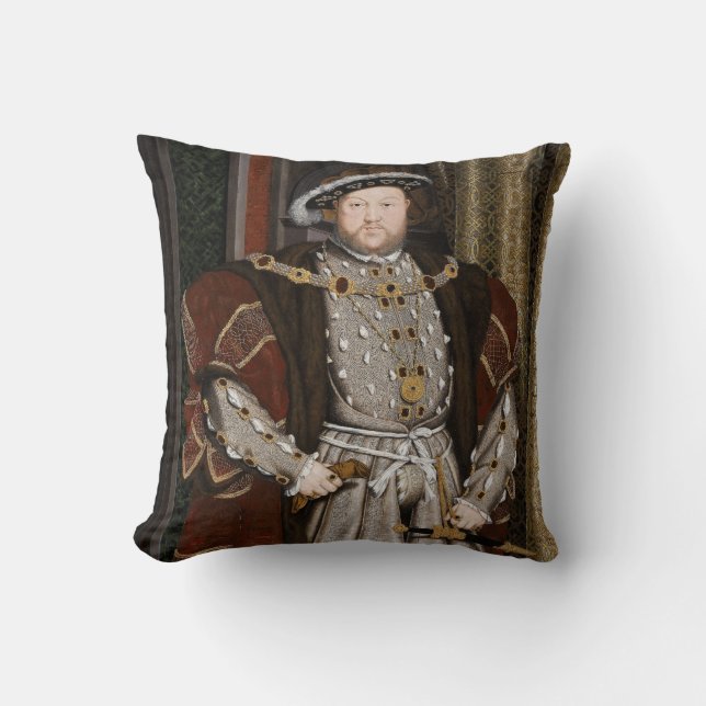 Portret van Hendrik VIII Kussen (Voorkant)