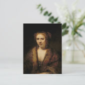 Portret van Hendrikje Stoffels Briefkaart (Staand voorkant)