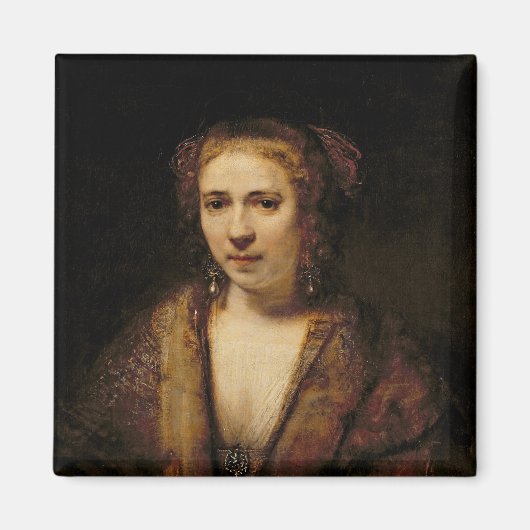 Portret van Hendrikje Stoffels Magneet (Voorkant)