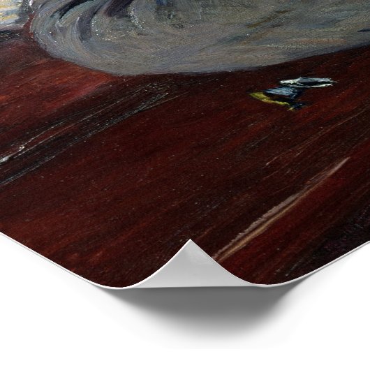 Portret van Henri Cordier Poster (Hoek)