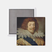 Portret van Henri Duke of Montmorency Magneet (Voorkant / Achterkant)