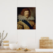 Portret van Henri Duke of Montmorency Poster (Keuken)